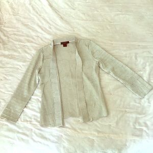 Pleats Collection shirt and cardigan